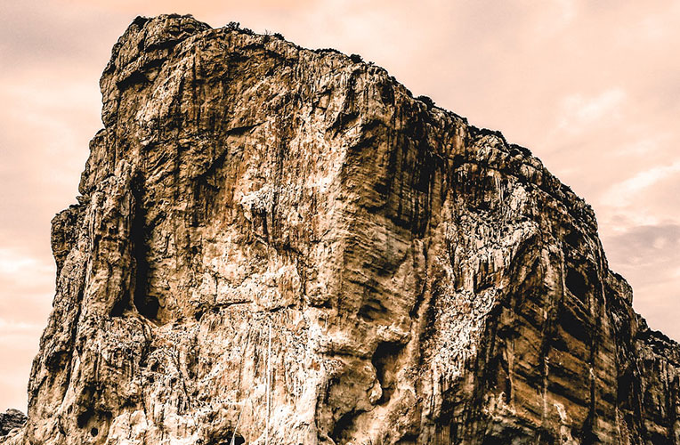 massive rock structure